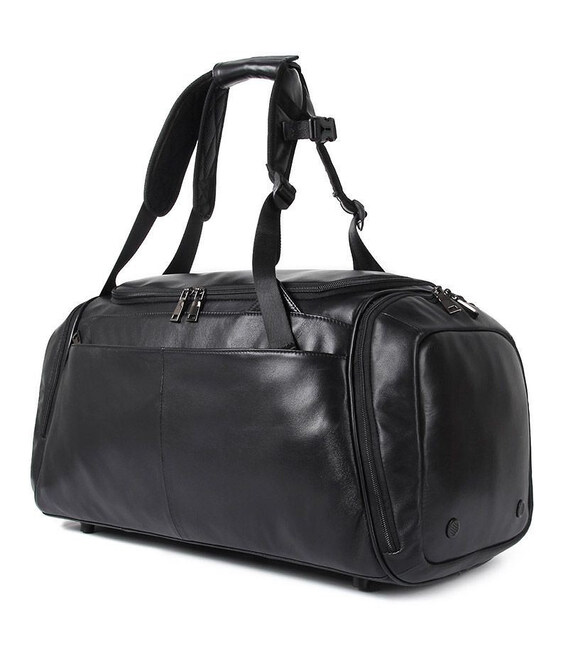 Велика дорожня шкіряна сумка X-6010A John McDee фото, картинка, изображение