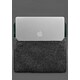 Чохол-конверт із клапаном шкіра+фетр для MacBook 16" Зелений Crazy Horse картинка, зображення, фото