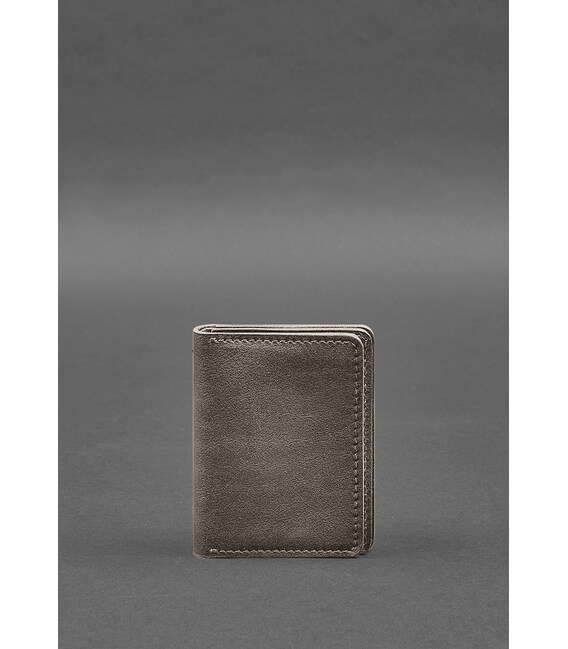 Кожаная обложка для водительского удостоверения, ID и пластиковых карт 2.0 темно-бежевый фото, картинка, изображение