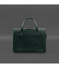 Шкіряний чохол (сумка) з ручками для ноутбука 13 дюйм Зелений картинка, зображення, фото