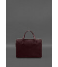 Шкіряний чохол (сумка) з ручками для ноутбука 13 дюйм Бордовий картинка, зображення, фото