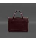 Шкіряний чохол (сумка) з ручками для ноутбука 13 дюйм Бордовий картинка, зображення, фото