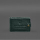 Кожаная обложка-портмоне для удостоверения участника боевых действий (УБД) Зеленая фото