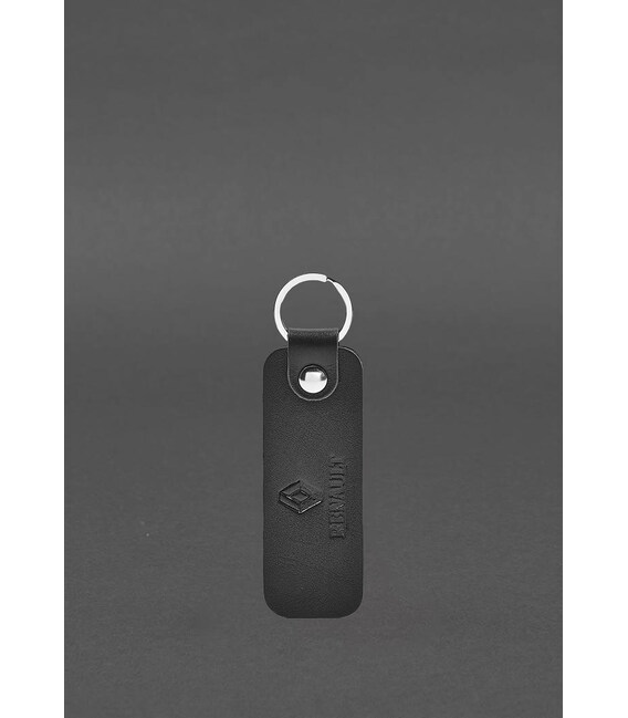 Шкіряний брелок для Авто Renaulti чорний краст картинка, зображення, фото