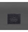 Шкіряна обкладинка для посвідчення учасника бойових дій (УБД) 2.2 синя Crazy Horse картинка, зображення, фото