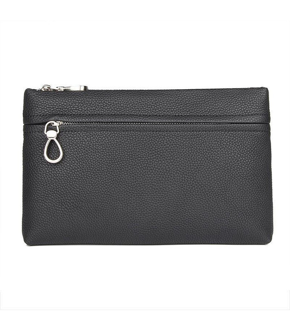 Шкіряний клатч для чоловіків JDC010LA чорний картинка, зображення, фото