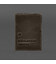 Кожаная обложка для военного билета 7.3 темно-коричневый Crazy Horse фото, картинка, изображение
