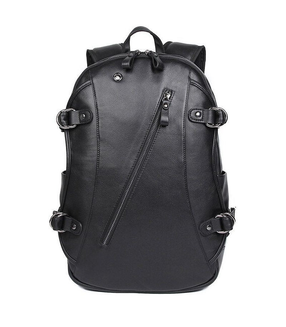 Повсякденний рюкзак JD2018A з натуральної шкіри з вбудованою функцією USB картинка, зображення, фото