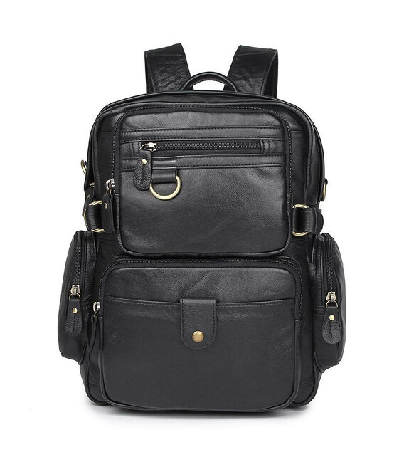 Шкіряний чоловічий рюкзак 7042A John McDee фото, картинка, изображение