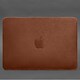 Шкіряний чохол для MacBook Air 15-inch (2023) Світло-коричневий картинка, зображення, фото