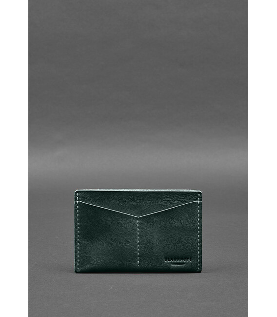 Кожаная обложка-органайзер для документов 6.2 зеленый краст фото, картинка, изображение