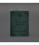 Шкіряна обкладинка для військового квитка з кишенями 7.2 зелений краст картинка, зображення, фото