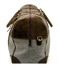 Дорожня сумка-баул зі шкіри Crazy Horse і тканини Canvas RGj-1633-4lx TARWA картинка, изображение, фото