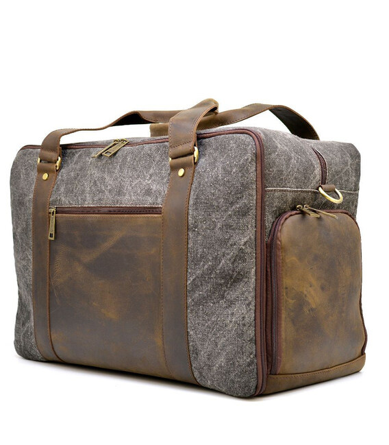 Дорожня комбінована сумка Canvas і Crazy Horse RG-3032-4lx бренду TARWA фото, картинка, изображение