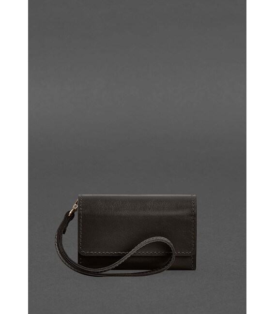 Кожаный футляр (чехол) для IQOS Темно-коричневый фото, картинка, изображение