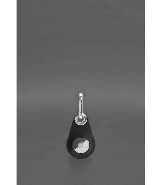 Кожаный чехол для Apple AirTag Черный фото, картинка, изображение