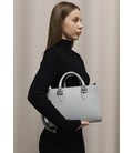 Жіноча шкіряна сумка Fancy сірий краст картинка, зображення, фото