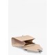 Женская кожаная сумка Futsy Светло-бежевая фото