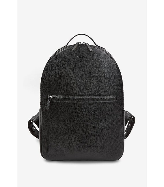 Шкіряний рюкзак Groove L чорний флотар картинка, зображення, фото