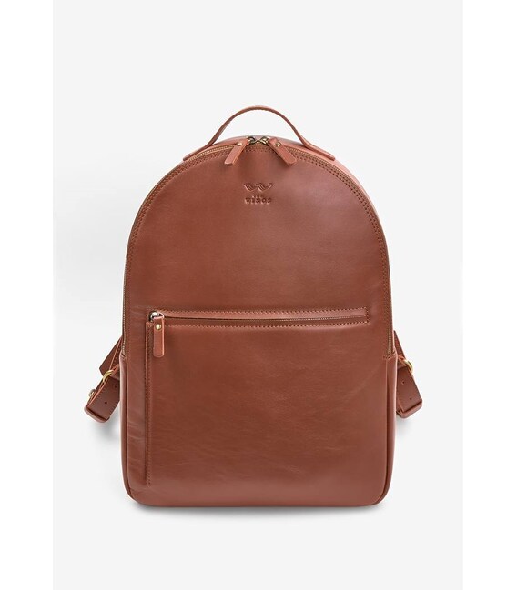 Кожаный рюкзак Groove L светло-коричневый фото, картинка, изображение