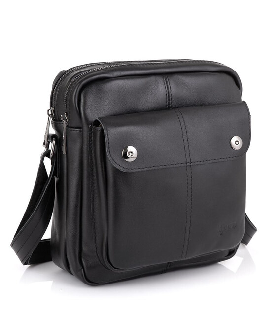 Чоловік месенджер з натуральної шкіри GA-60122-3md бренду TARWA фото, картинка, изображение