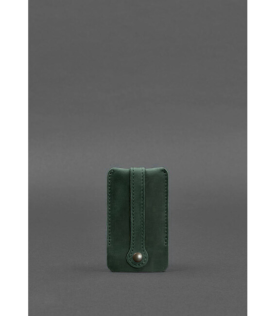 Кожаная ключница 1.0 зеленый Crazy Horse фото, картинка, изображение