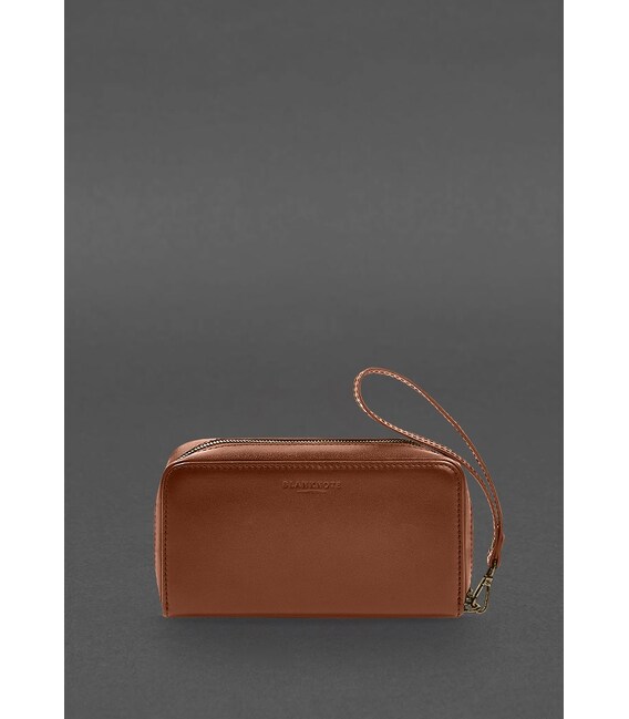 Шкіряний клатч-купюрник 4.0 світло-коричневий краст картинка, зображення, фото