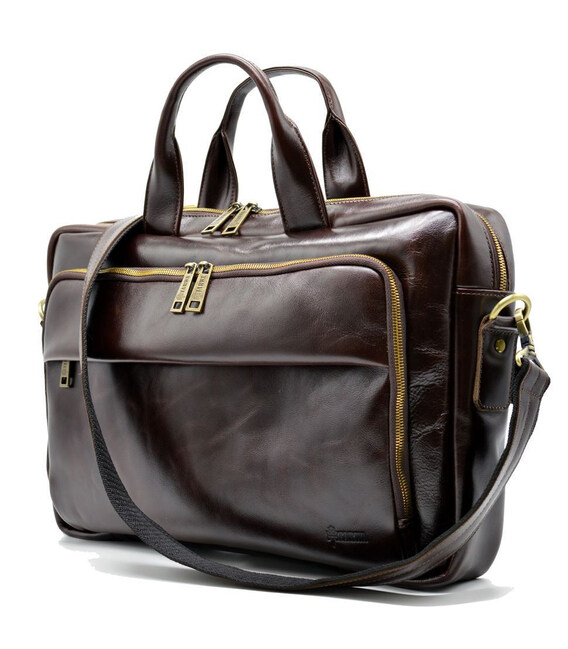 Сумка ділового чоловіки з натуральної шкіри GХ-7334-3md бренду TARWA фото, картинка, изображение