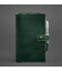 Кожаный блокнот (Софт-бук) 4.0 зеленый Crazy Horse фото, картинка, изображение