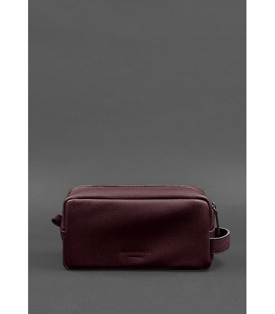 Кожаная косметичка-несессер 6.0 бордовый флотар фото, картинка, изображение