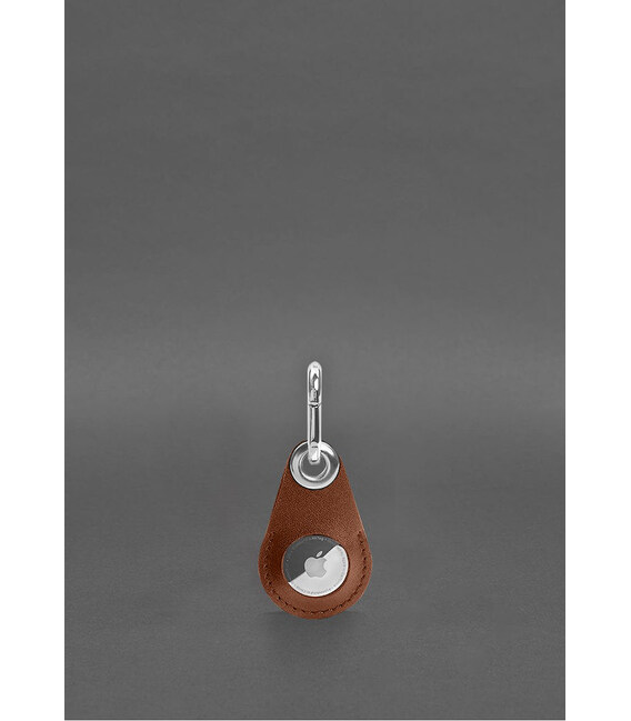 Шкіряний чохол для Apple AirTag Світло-коричневий картинка, зображення, фото