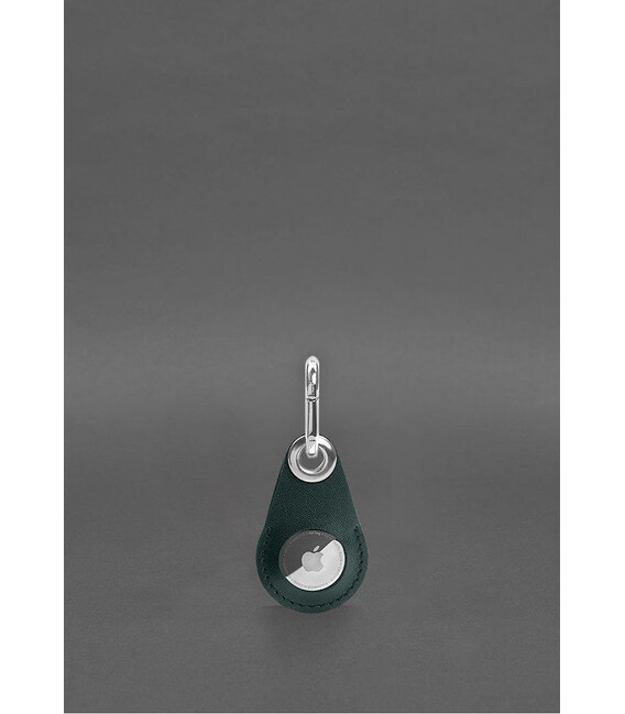 Кожаный чехол для Apple AirTag Зеленый фото, картинка, изображение