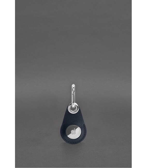 Кожаный чехол для Apple AirTag Синий фото, картинка, изображение