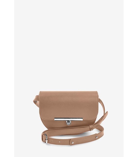 Жіноча шкіряна сумка поясна-кроссбоді Bridget карамель картинка, зображення, фото