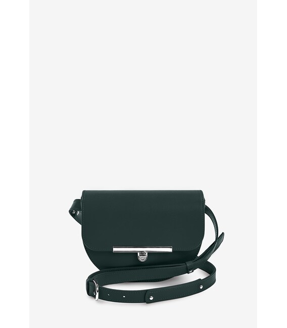 Жіноча шкіряна сумка поясна-кроссбоді Bridget зелений картинка, зображення, фото