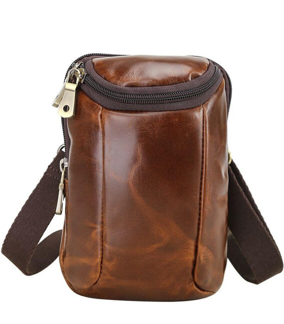 Компактна шкіряна сумка на пояс, на плече Tid4670GQ бренду Tiding картинка, зображення, фото