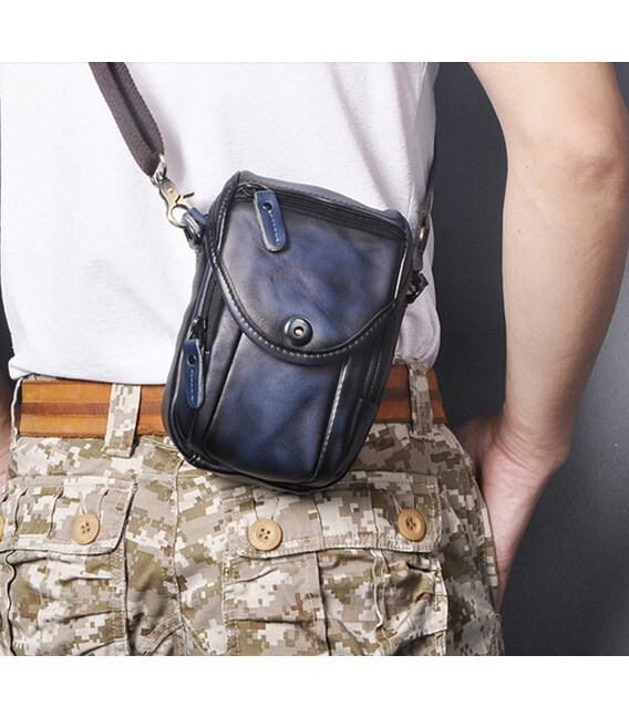 Сумка через плече або на пояс bx2018 Bexhill з натуральної шкіри фото, картинка, изображение