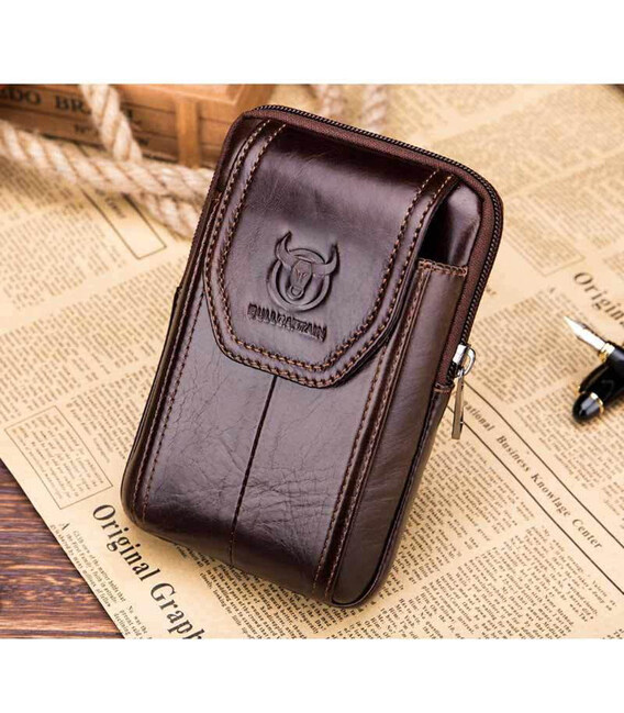 Напоясний сумка Bull T1399 для смартфона з натуральної шкіри картинка, зображення, фото