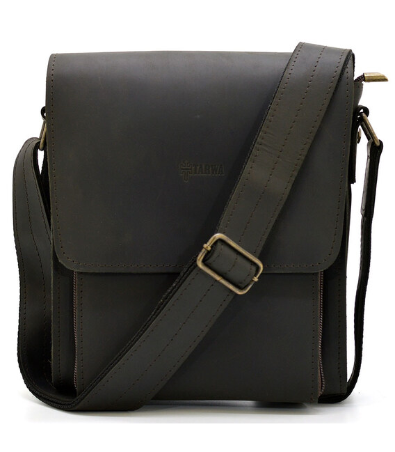 Чоловіча сумка через плече RC-3027-3md TARWA, з натуральної шкіри фото, картинка, изображение