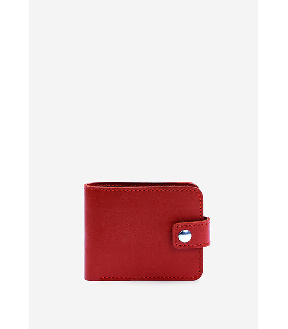 Кожаное портмоне Mini 2.2 красный фото, картинка, изображение