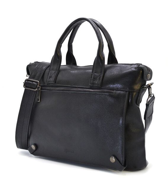 Чоловіча шкіряна сумка з відділенням для ноутбука і клапаном GA-7120-1md TARWA фото, картинка, изображение