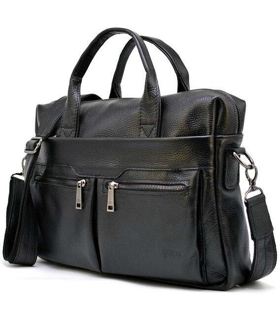 Сумка для документів і ноутбука чорна чоловіча, TARWA FA-7122-3md фото, картинка, изображение