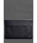 Кожаный чехол-конверт на магнитах для MacBook Air 15 (2023) Темно-синий фото, картинка, изображение