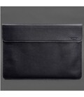 Кожаный чехол-конверт на магнитах для MacBook Air 15 (2023) Темно-синий фото, картинка, изображение