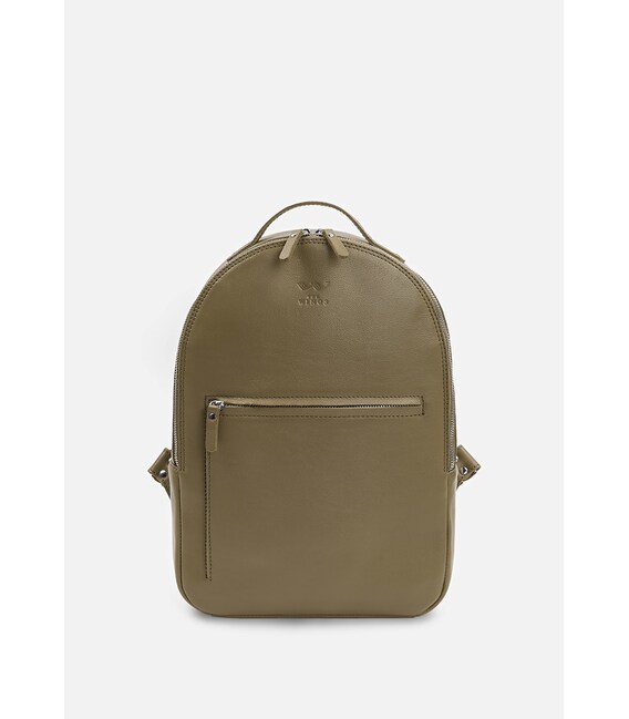 Кожаный рюкзак Groove M оливковый фото, картинка, изображение
