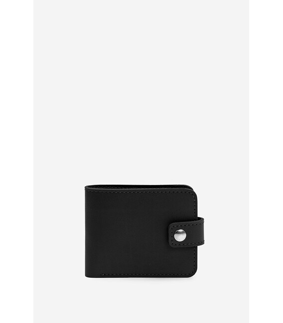 Шкіряне портмоне Mini 2.2 чорний картинка, зображення, фото