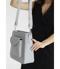 Женская кожаная сумка Stella серая фото, картинка, изображение