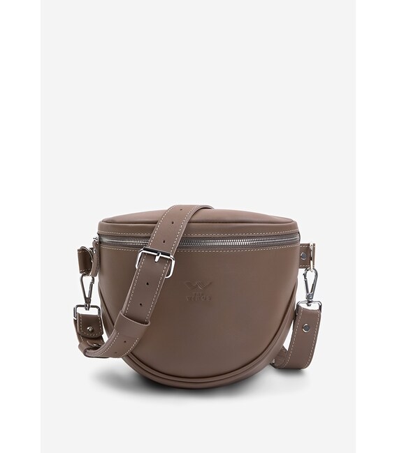 Шкіряна сумка поясна-кроссбоді Vacation темно-бежевий картинка, зображення, фото