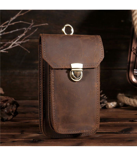 Шкіряний чохол на пояс, колір коричневий, Bexhill bx2091 картинка, зображення, фото