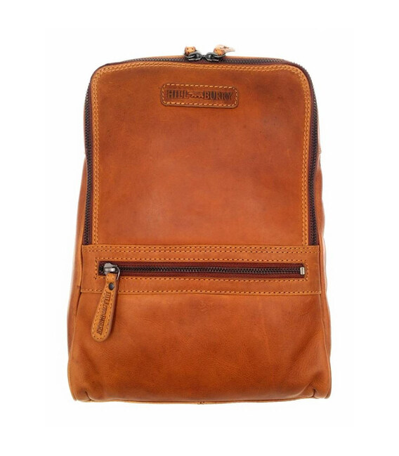 Оригінальний шкіряний рюкзак, колір рудий, HILL BURRY 2399 картинка, зображення, фото
